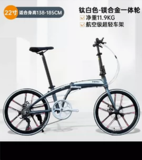 HITO品牌 20/22寸折叠自行车 超轻...