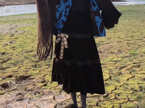 丝绒半身裙裙子女装纯棉松紧腰蛋糕裙A字半身...