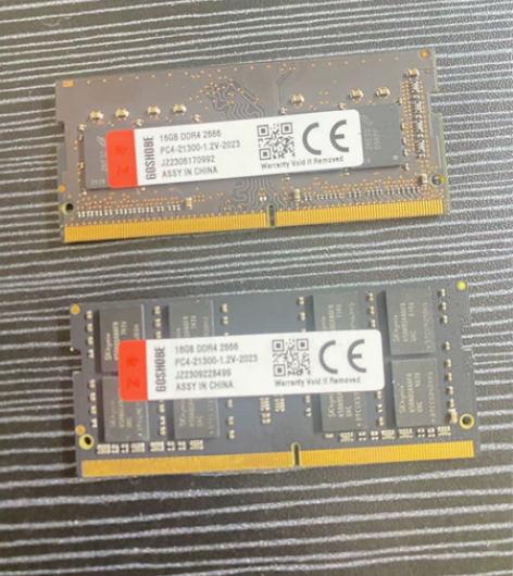 两条内存条笔记本拆下,便宜出 镁光ddr4...