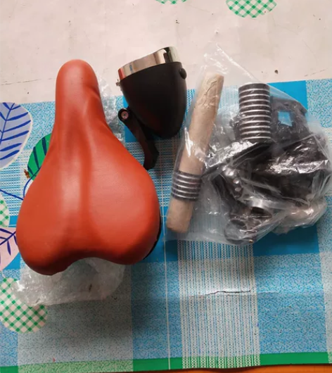 永久自行车三件套，车座，脚蹬，车铃，大灯，...
