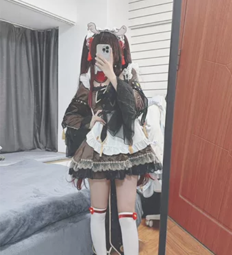 现货Uwowo悠窝窝 原神cos胡桃同人女...
