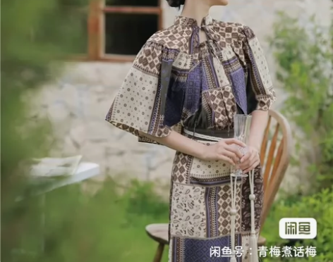 暮桥古着 香缇娜+已绝版,小众原创新中式民...