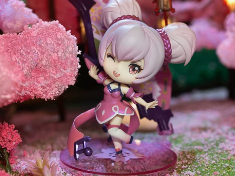 王者荣耀官方正版 恋之微风小乔Q版手办 周...