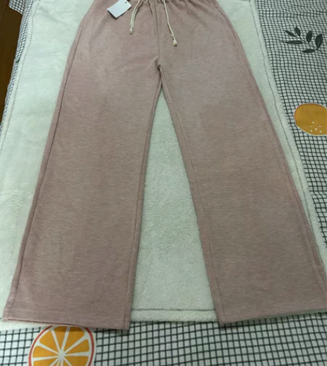 出全新孕妇系带糯米阔腿裤，高腰无托腹布阔腿...