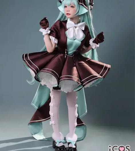 预售,ICOS家初音兔子洋装COS,可定金...