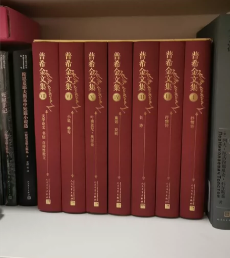 普希金文集 其中一册读过 其他全新 标价...