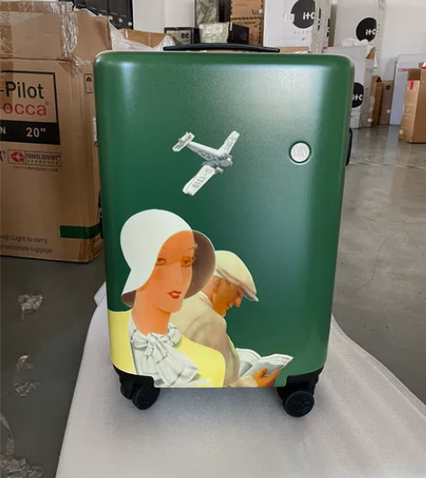 ito行李箱20寸绿色飞机拉链款,行李箱/...
