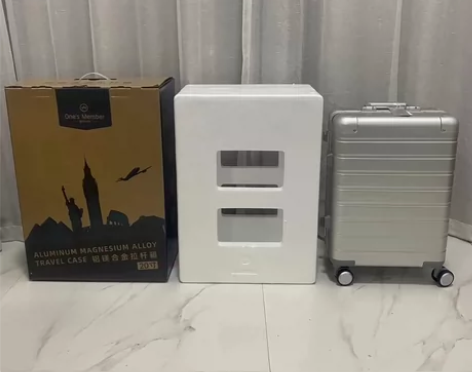 全新高端全铝镁合金20寸登机箱,高级海关密...
