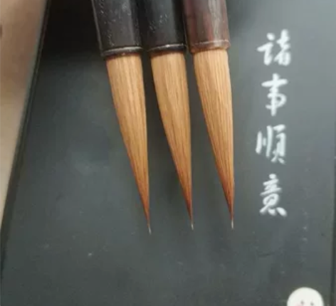 库存出口狼毫一号元尾,老泰山牌毛笔,狼毫,...