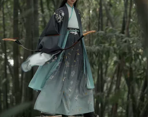 他与鹤原创正品全新白菜价交领齐腰魏晋风古装...