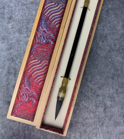 大漏来袭！评委级大师亲手制作的鼠须兼毫毛料...