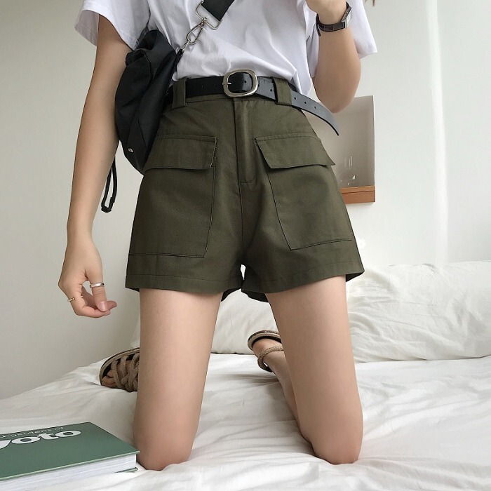休闲裤女夏季2020新款韩版高腰显瘦阔腿裤...