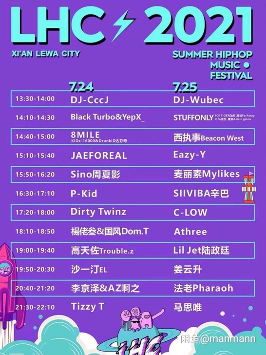 出一张西安LHC音乐节的门票7.25号