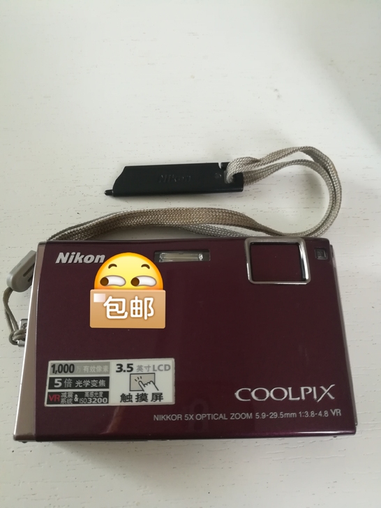 尼康COOLPIX触屏相机，5倍变焦。使用...
