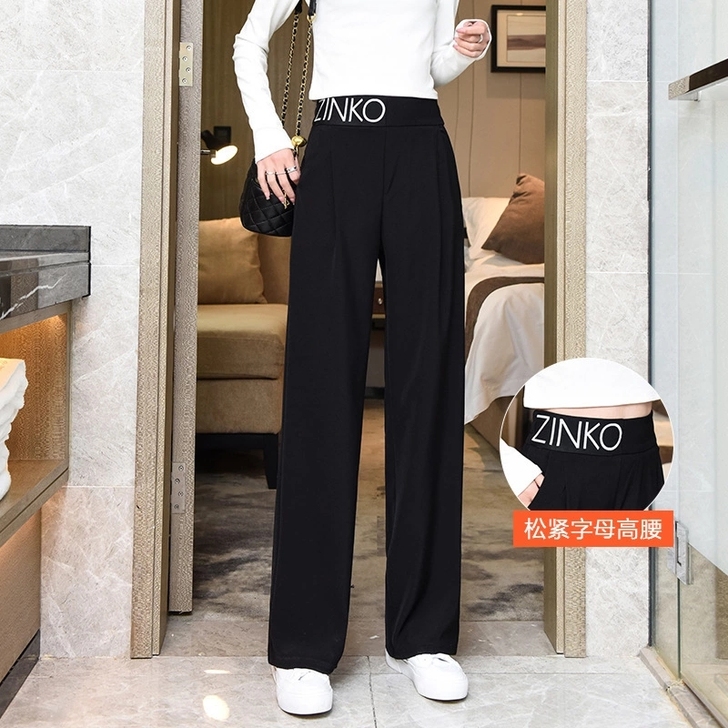 【19.9元】ZK字母阔腿裤女2021夏季...