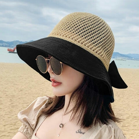 全新太阳帽遮阳帽渔夫帽防晒草帽女给邮费就带走