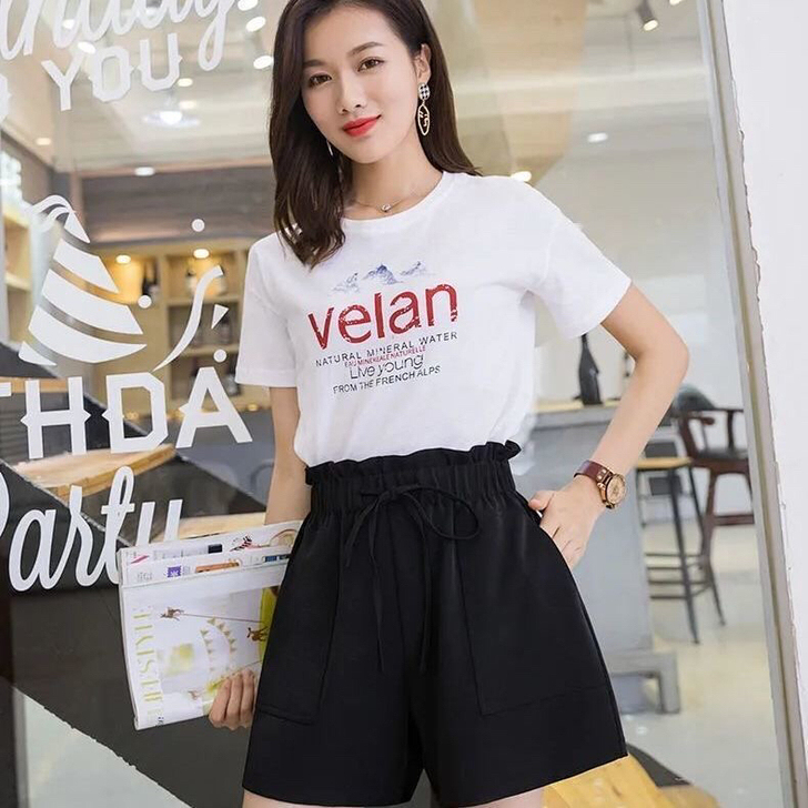 门店亏本清仓 2021新款短裤女夏宽松高腰...
