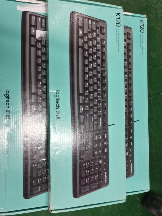 罗技k120usb有线键盘3个  110包邮