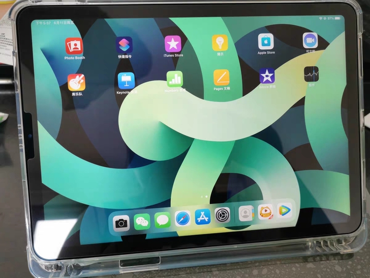 ipad air4 9.999新 绿色64...