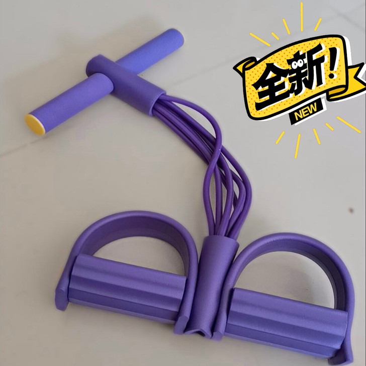 脚蹬拉力器收腹减肚子仰卧起坐四股女健身瑜伽...