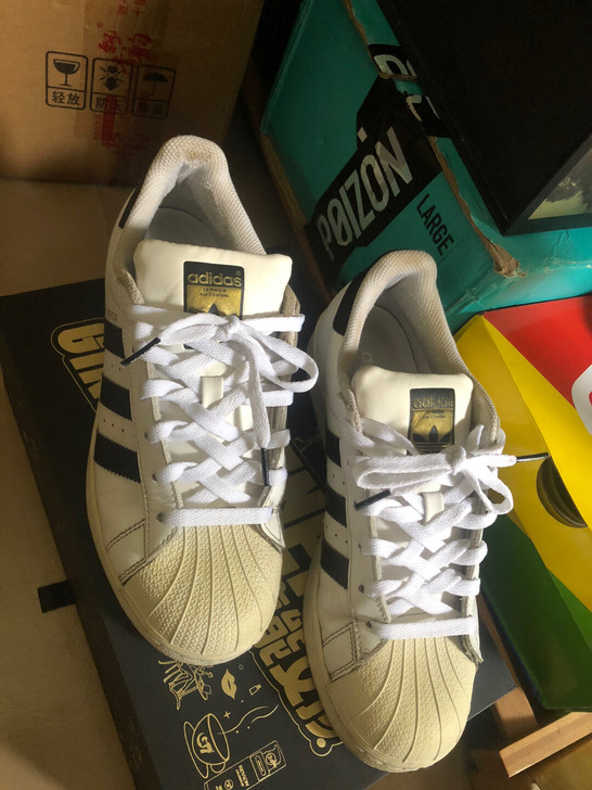 阿迪达斯Adidas三叶草金标贝壳头板鞋，...