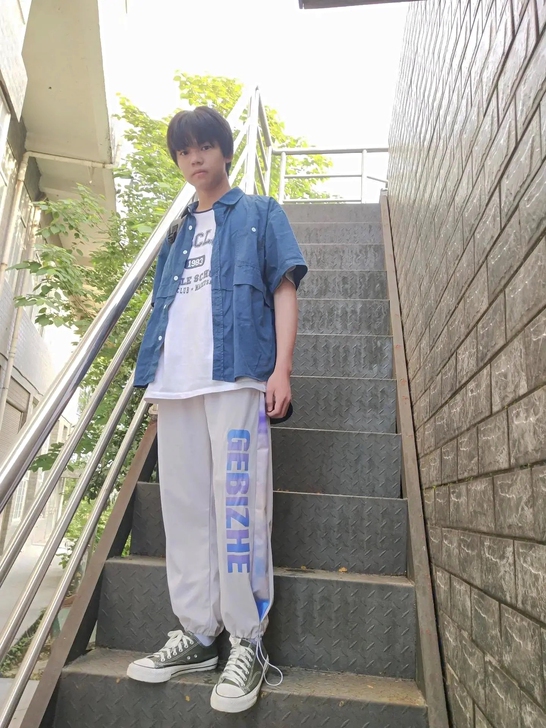 hiphop裤子男韩版潮流高街ins夏季冰...
