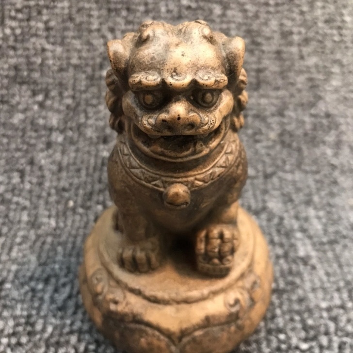 以前乡下收的石雕迷你造景家居复古装饰摆件实...