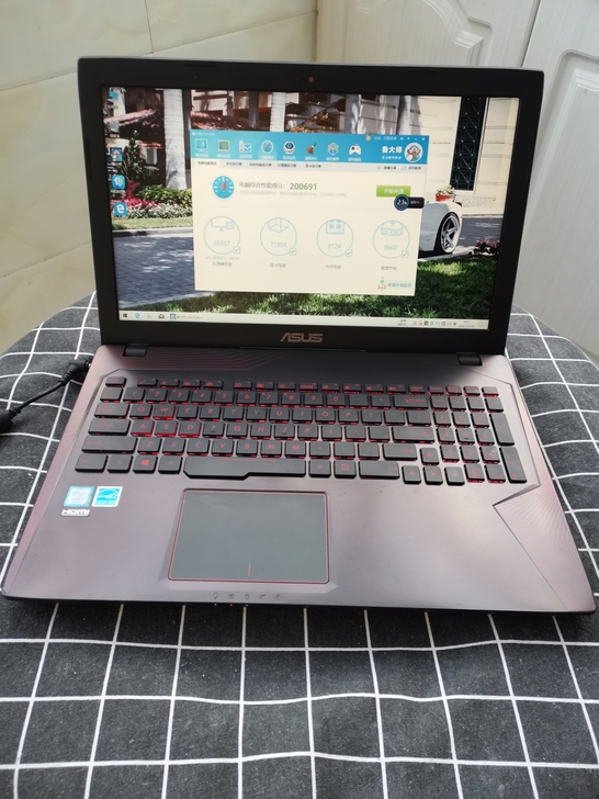 华硕飞行堡垒fx63v笔记本电脑 i7七代...