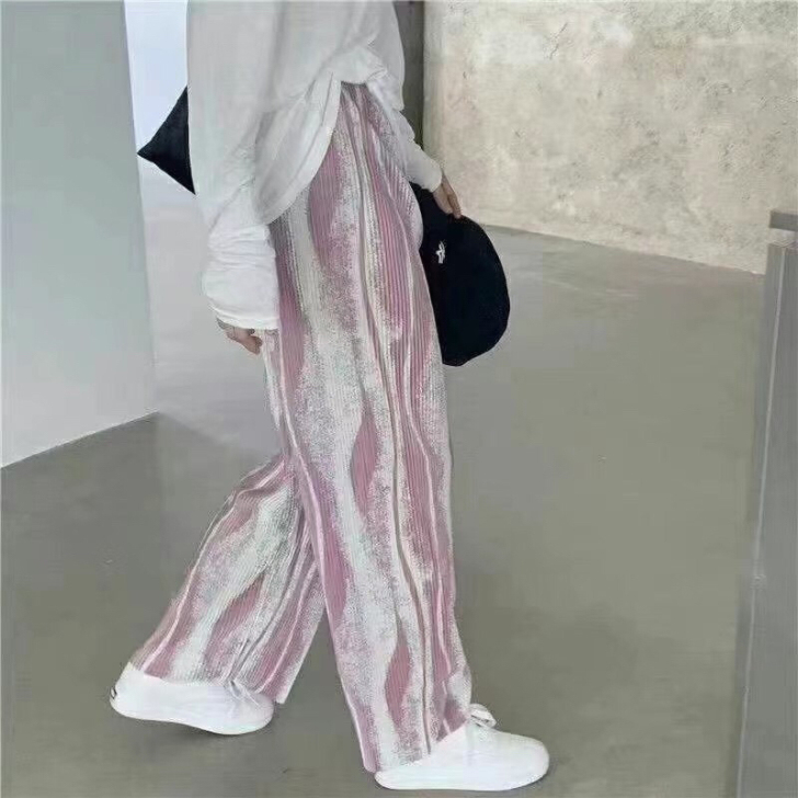 线下清仓特价包邮 冰丝阔腿长裤