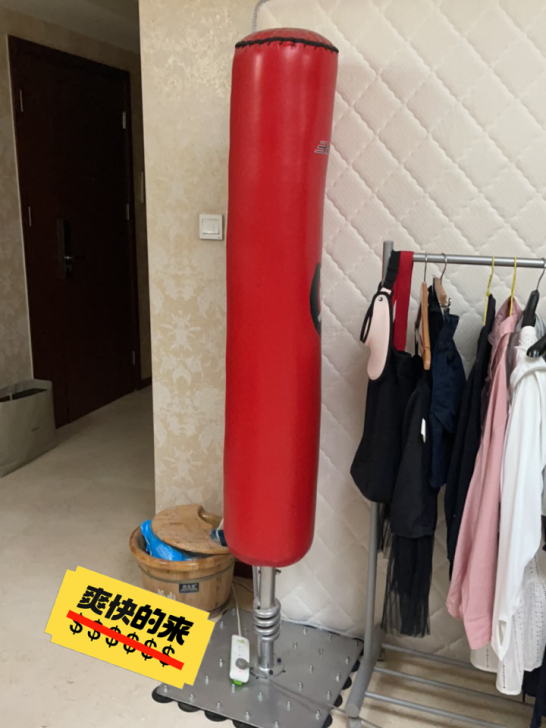 拳击沙袋 钢板底座 立式吸盘 （不会倒）结...