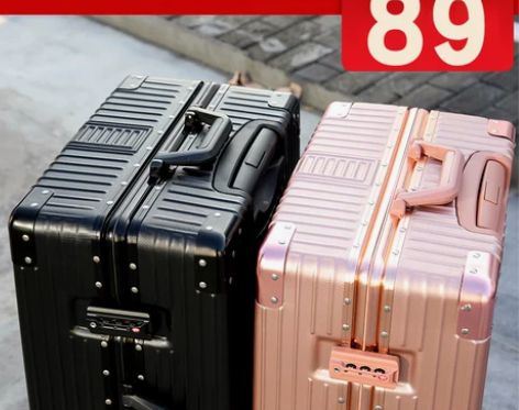 拉杆箱万向轮旅行箱行李箱女小结实耐用20寸...