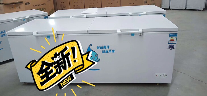 厂家直销家用商用大冰柜 卧式商用节能冷冻柜...