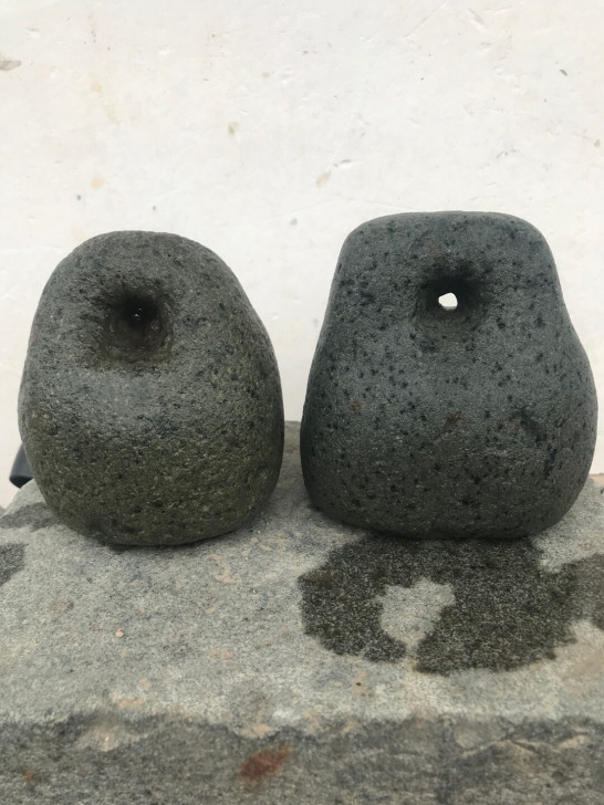 2个老青石权,包浆浑厚圆润,时代感强!2个...