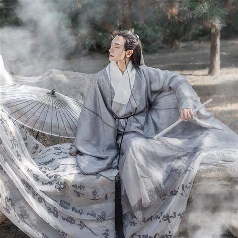 汉服男仙气古装汉服超仙古风上衣大袖衫仙气侠...