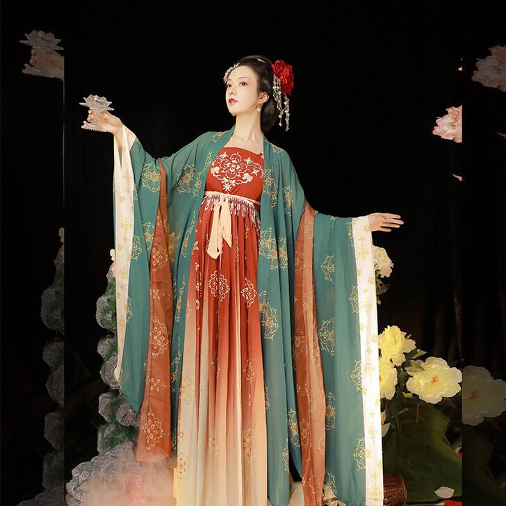 缺钱急出远山娥黛超仙成人改良汉服唐制女20...