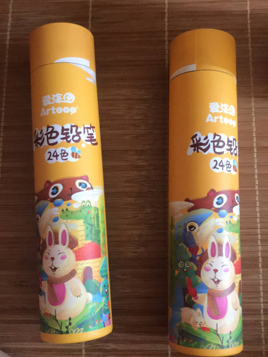出一些绘画材料,爱涂图彩色铅笔,全新,24...