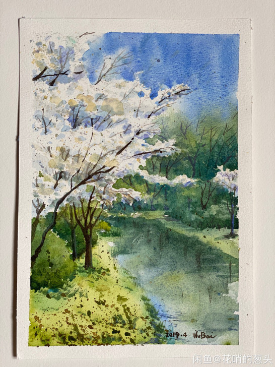 水彩画装饰画插画，部分写生作品部分画照片，...