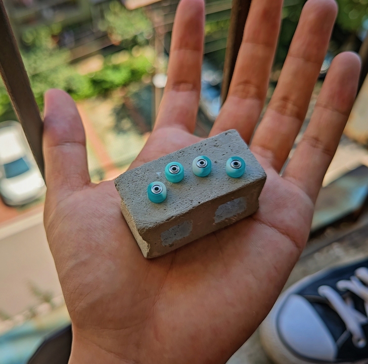 (已帮留）手指滑板夯轮，单轴承mini轮，...