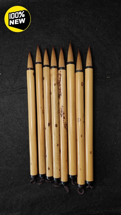 【捡漏 精品纯狼毫】这是学校老师订做的一批...