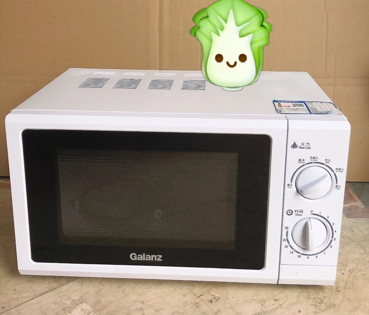 （9成新微波炉 ）格兰仕微波炉 二手白色简...