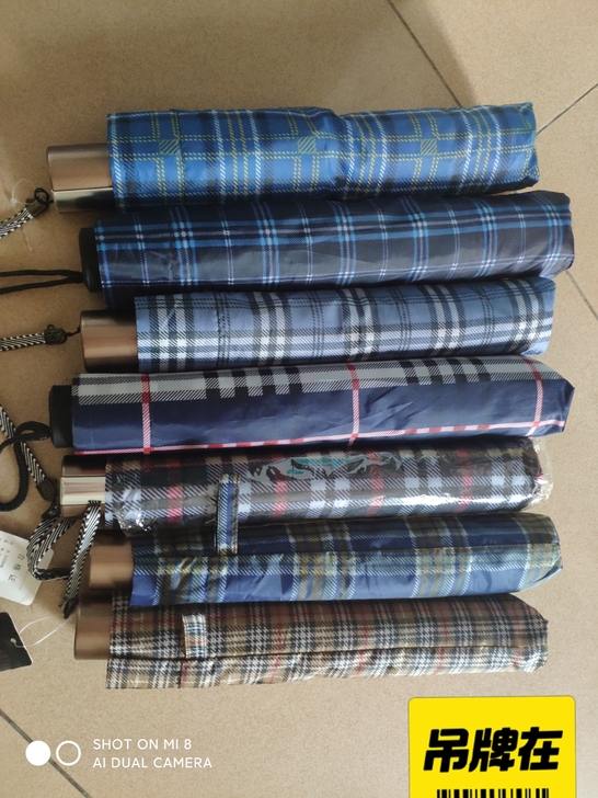 全新正品天堂伞，大号70cmx10k格子款...