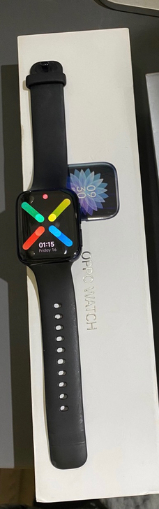 oppo 手表46的，机身有一处磕碰，屏幕...