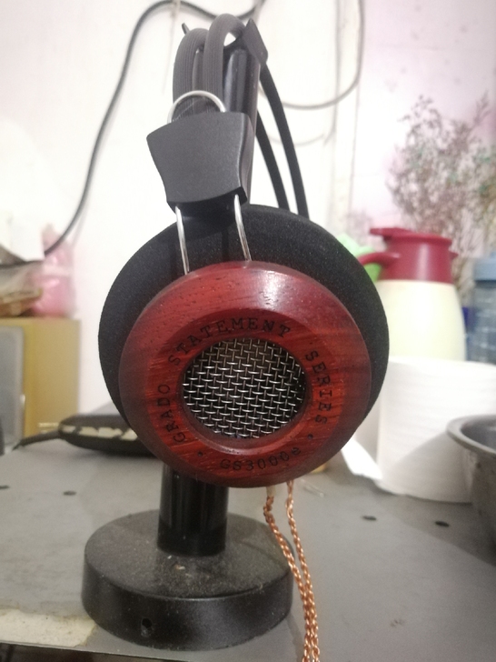 歌德耳机全新双3.5进线diy,佩戴是超级...
