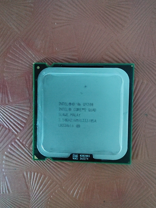 英特尔Q9300CPU,自己家里用的电脑上...
