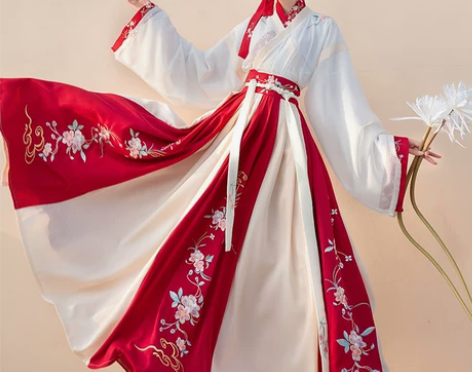 晋制交领汉服女夏季学生中国风古装原创正品齐...