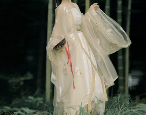 轻音原创魏晋风汉服女仙气飘逸古风广袖流仙裙...