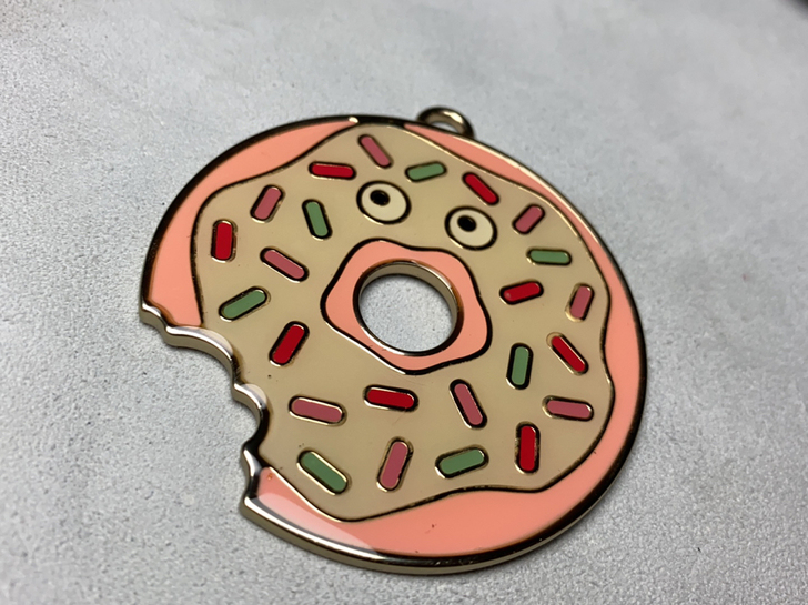 全新正品化石装饰挂件,甜甜圈