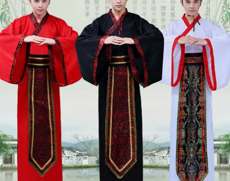 古装男汉服唐装秦朝春秋战国三国臣子官服汉朝...