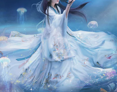 鲛人丨如梦霓裳晋制齐腰汉服女齐腰襦裙仙气飘...