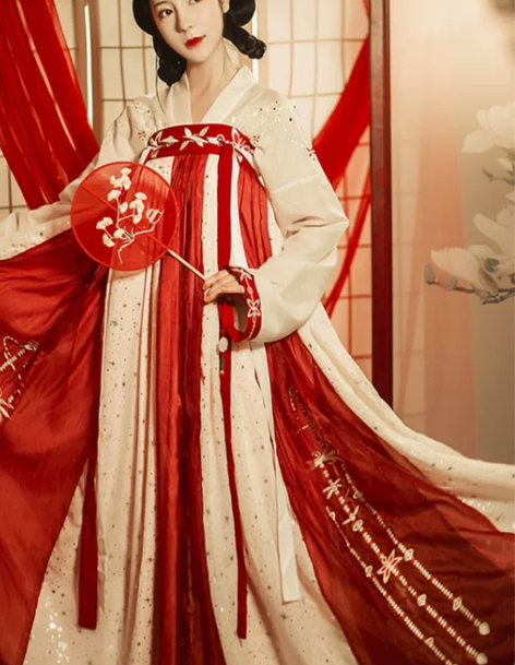 汉服汉服女中国风正品原创齐腰齐胸襦裙仙气飘...
